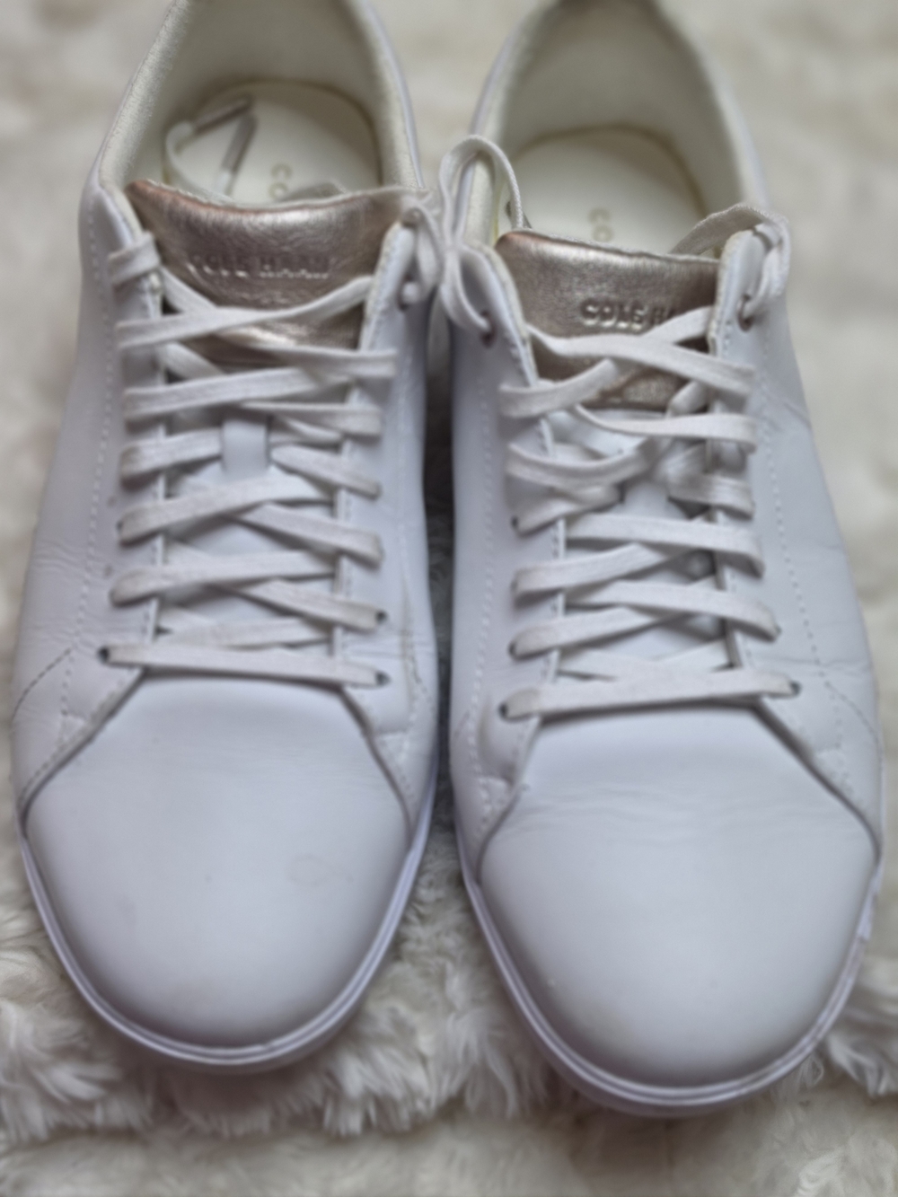 Cole Haan Women's Grand Crosscourt Ii Sneaker, WHT/Rose Gold